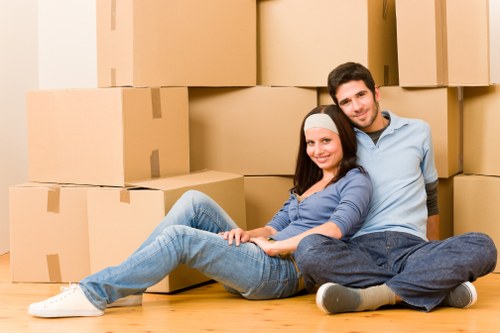 Careful loading of furniture for a Bowespark small removal service