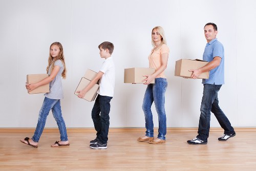 Organised packing materials used for Bowespark home moves